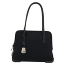 PRADA Sports Tote Bag Nylon Black Silver Auth 171258-2