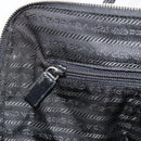 PRADA Sports Tote Bag Nylon Black Silver Auth 171258-21