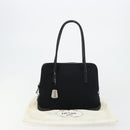 PRADA Sports Tote Bag Nylon Black Silver Auth 171258-26