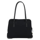 PRADA Sports Tote Bag Nylon Black Silver Auth 171258-3