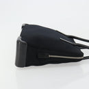 PRADA Sports Tote Bag Nylon Black Silver Auth 171258-4