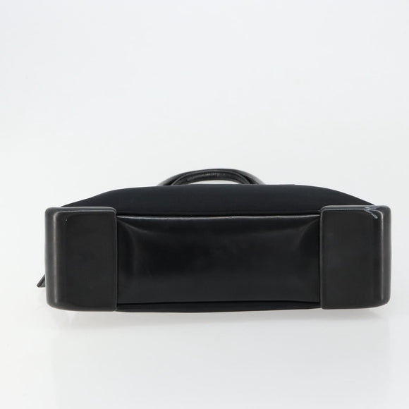 PRADA Sports Tote Bag Nylon Black Silver Auth 171258