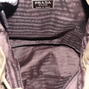 PRADA Rugzak Nylon Khaki Zilver Auth 171259-20