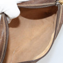 GUCCI GG Supreme Web Sherry Line Tas PVC Beige Goud 116 02 089 Auth 171261-10
