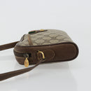 GUCCI GG Supreme Web Sherry Line Tas PVC Beige Goud 116 02 089 Auth 171261-4