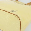 LOUIS VUITTON Monogram Vernis Houston Hand Bag Perle M91342 LV Auth 171265-9