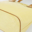 LOUIS VUITTON Monogram Vernis Houston Hand Bag Perle M91342 LV Auth 171265-15