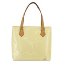LOUIS VUITTON Monogram Vernis Houston Hand Bag Perle M91342 LV Auth 171265-13