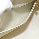 LOUIS VUITTON Monogram Vernis Houston Hand Bag Perle M91342 LV Auth 171265-21