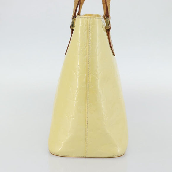 LOUIS VUITTON Monogram Vernis Houston Hand Bag Perle M91342 LV Auth 171265