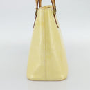 LOUIS VUITTON Monogram Vernis Houston Hand Bag Perle M91342 LV Auth 171265-4