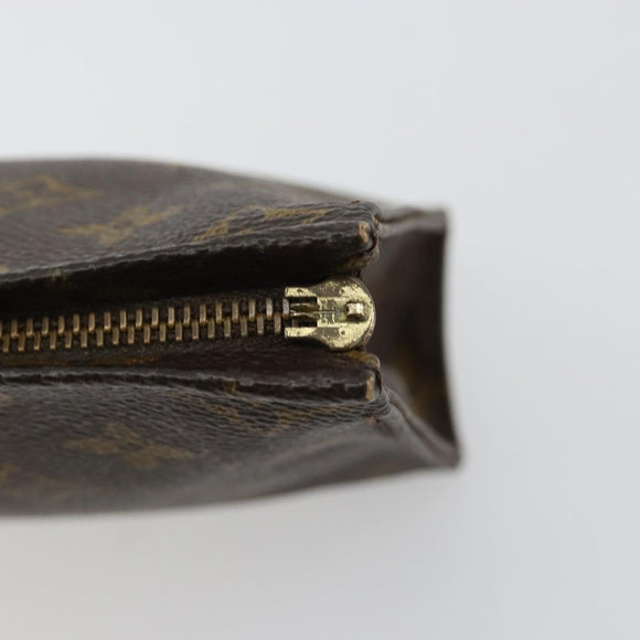 LOUIS VUITTON Monogram Poche Toilette 19 Pouch M47544 LV Auth 171268