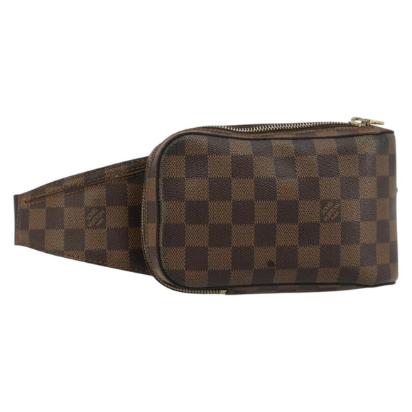 LOUIS VUITTON Damier Ebene Geronimos Shoulder Bag N51994 LV Auth 171270