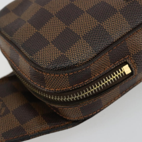 LOUIS VUITTON Damier Ebene Geronimos Shoulder Bag N51994 LV Auth 171270