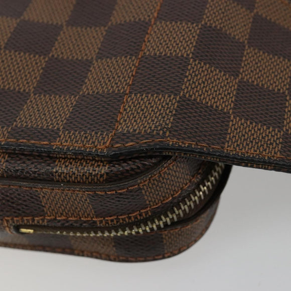 LOUIS VUITTON Damier Ebene Geronimos Shoulder Bag N51994 LV Auth 171270