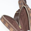 LOUIS VUITTON Damier Ebene Geronimos Shoulder Bag N51994 LV Auth 171270-20