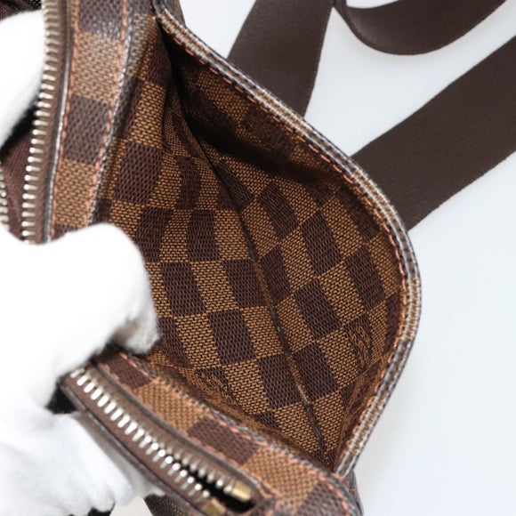 LOUIS VUITTON Damier Ebene Geronimos Shoulder Bag N51994 LV Auth 171270