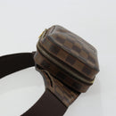 LOUIS VUITTON Damier Ebene Geronimos Shoulder Bag N51994 LV Auth 171270-4