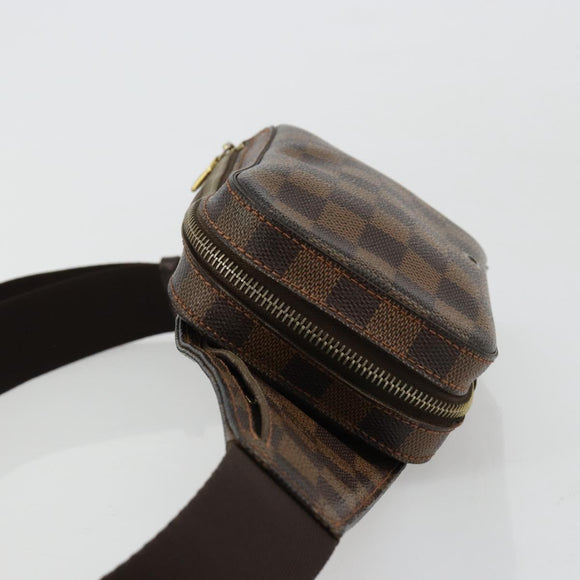 LOUIS VUITTON Damier Ebene Geronimos Shoulder Bag N51994 LV Auth 171270