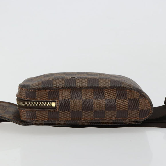 LOUIS VUITTON Damier Ebene Geronimos Shoulder Bag N51994 LV Auth 171270