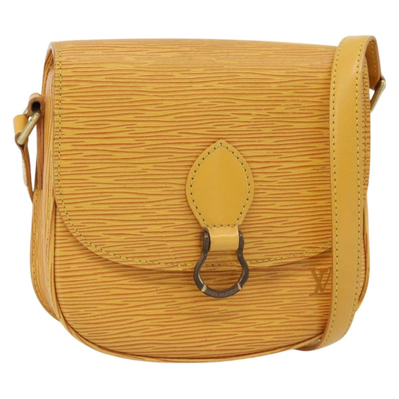 LOUIS VUITTON Epi Saint Cloud PM Shoulder Bag Yellow M52219 LV Auth 171271A