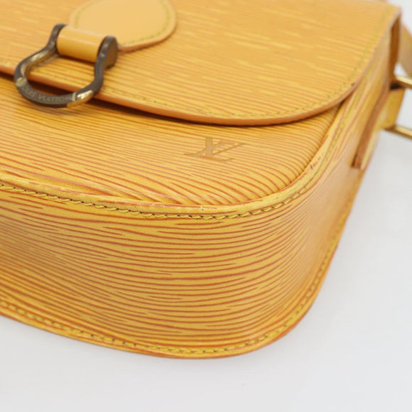 LOUIS VUITTON Epi Saint Cloud PM Shoulder Bag Yellow M52219 LV Auth 171271A