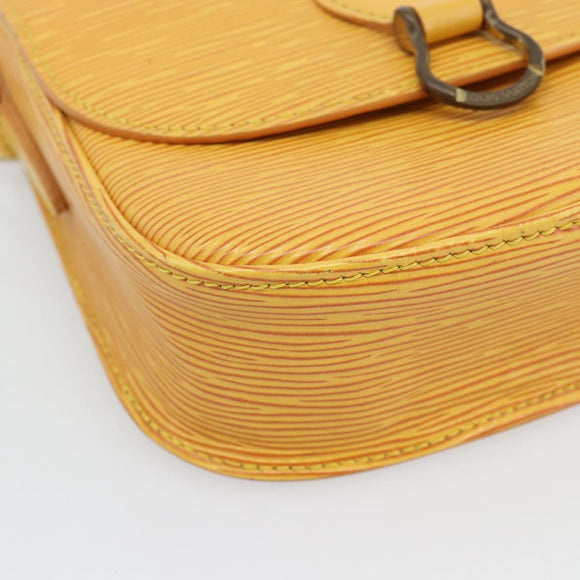 LOUIS VUITTON Epi Saint Cloud PM Shoulder Bag Yellow M52219 LV Auth 171271A