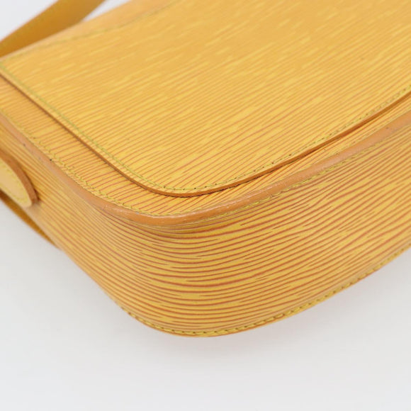 LOUIS VUITTON Epi Saint Cloud PM Shoulder Bag Yellow M52219 LV Auth 171271A