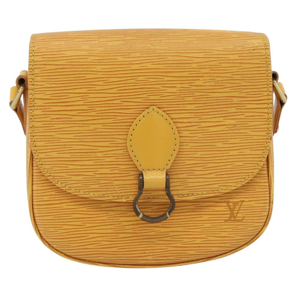 LOUIS VUITTON Epi Saint Cloud PM Shoulder Bag Yellow M52219 LV Auth 171271A