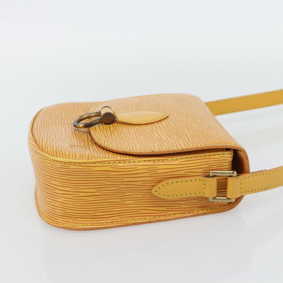 LOUIS VUITTON Epi Saint Cloud PM Shoulder Bag Yellow M52219 LV Auth 171271A