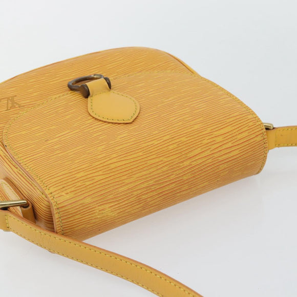LOUIS VUITTON Epi Saint Cloud PM Shoulder Bag Yellow M52219 LV Auth 171271A