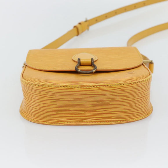 LOUIS VUITTON Epi Saint Cloud PM Shoulder Bag Yellow M52219 LV Auth 171271A