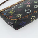 LOUIS VUITTON Multicolor Pochette Accessoires Täschchen Schwarz M92648 LV Auth 171272-17