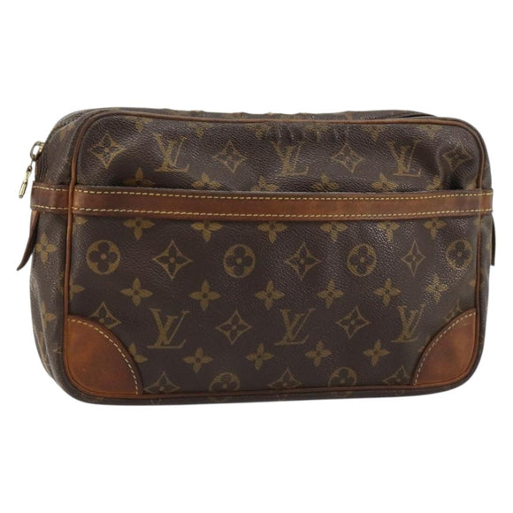 LOUIS VUITTON Monogram Compiegne 28 Clutch Bag M51845 LV Auth 171274
