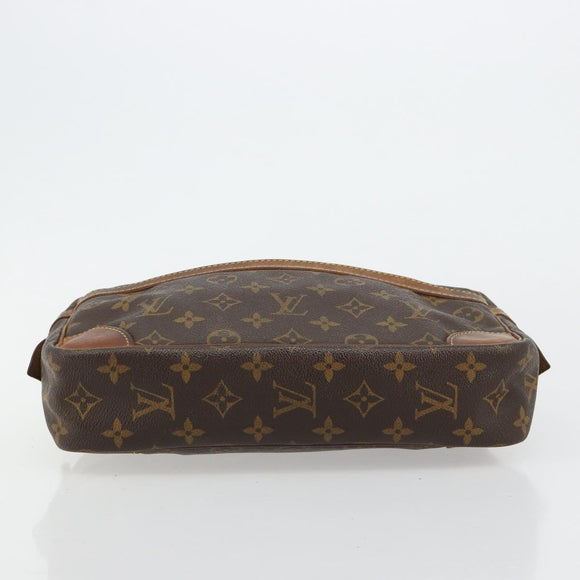 LOUIS VUITTON Monogram Compiegne 28 Clutch Bag M51845 LV Auth 171274
