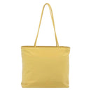 PRADA Tote Bag Nylon Yellow Silver Auth 171278-2