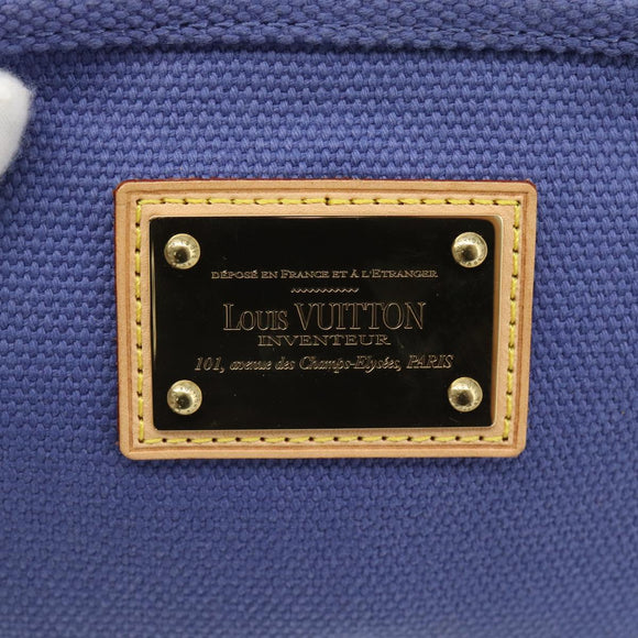 LOUIS VUITTON Antigua Pochette Platt PM Beutel Blau M40070 LV Auth 171279V