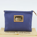 LOUIS VUITTON Antigua Pochette Platt PM Beutel Blau M40070 LV Auth 171279V-12