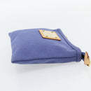 LOUIS VUITTON Antigua Pochette Platt PM Beutel Blau M40070 LV Auth 171279V-4