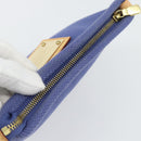 LOUIS VUITTON Antigua Pochette Platt PM Beutel Blau M40070 LV Auth 171279V-5