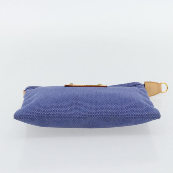 LOUIS VUITTON Antigua Pochette Platt PM Beutel Blau M40070 LV Auth 171279V