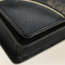 PRADA Shoulder Bag Safiano leather Black Gold Auth 171281V-15