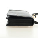 PRADA Shoulder Bag Safiano leather Black Gold Auth 171281V-4
