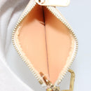 LOUIS VUITTON Monogram Multicolor Pochette Cles Purse White M92655 Auth 171283-14