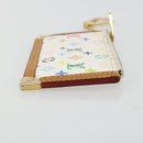 LOUIS VUITTON Monogram Multicolor Pochette Cles Purse White M92655 Auth 171283-4
