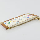 LOUIS VUITTON Monogram Multicolor Pochette Cles Purse White M92655 Auth 171283-6