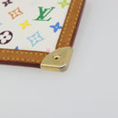 LOUIS VUITTON Monogram Multicolor Pochette Cles Purse White M92655 Auth 171283-8