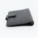 LOUIS VUITTON Epi Agenda PM Day Planner Cover Black R20092 LV Auth 171284-5
