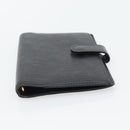 LOUIS VUITTON Epi Agenda PM Day Planner Cover Black R20092 LV Auth 171284-6