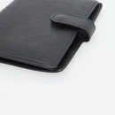 LOUIS VUITTON Epi Agenda PM Day Planner Cover Black R20092 LV Auth 171284-7